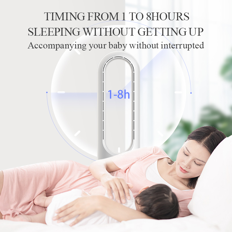 UML-018 Portable Desktop Mini Bladeless Fan Cooling And Heating Optional Fan